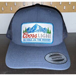 Coors As Cold As The Rockies Yopoong Trucker Cap Hat Snapback